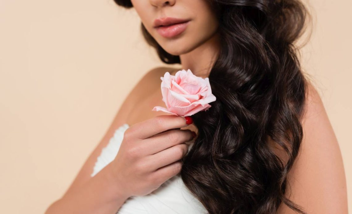 Svadobný účes vlny